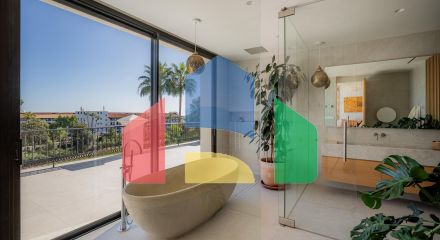 Невероятная современная вилла с потрясающим интерьером в Эль Эррохо