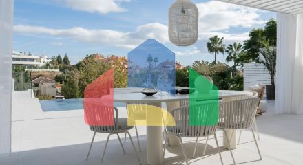 Вилла с частным бассейном, терраса крыши