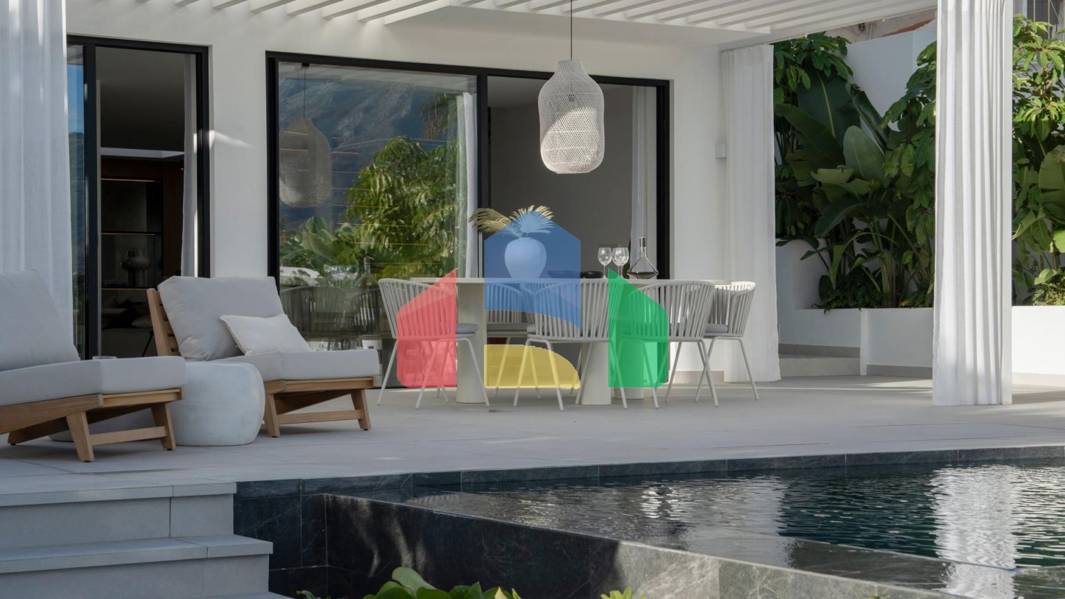 Вилла с частным бассейном, терраса крыши