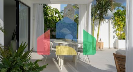 Вилла с частным бассейном, терраса крыши