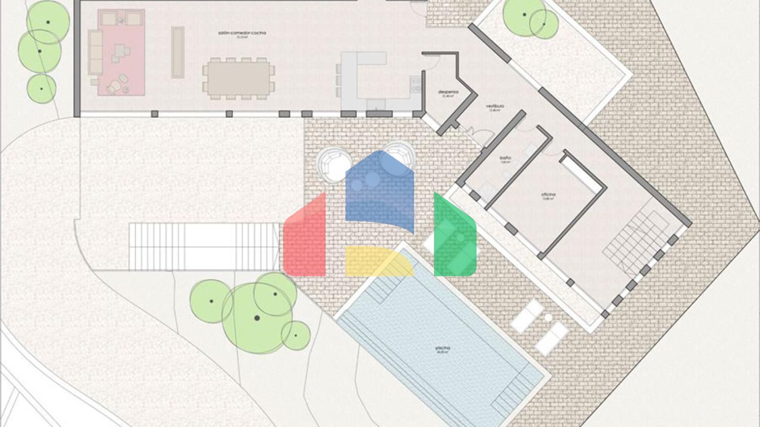 Земельный участок с проектом виллы в Марбелье