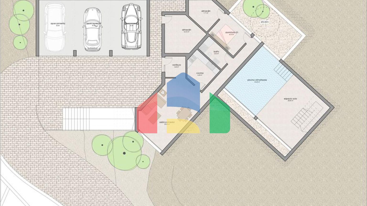 Земельный участок с проектом виллы в Марбелье
