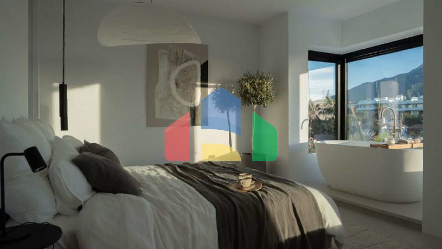 Полностью отремонтированная вилла с исключительным дизайном, расположенная на холмах очаровательной нижней части Новой Андалусии, в нескольких минутах ходьбы от фешенебельного Пуэрто Бануса и пляжа.