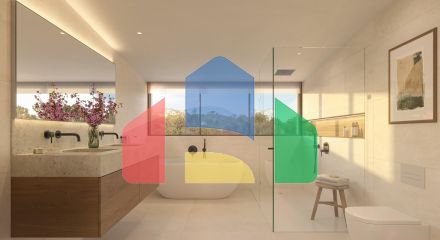 Бутик-апартаменты новой постройки с видом на море в Торремуэлье, Бенальмадена