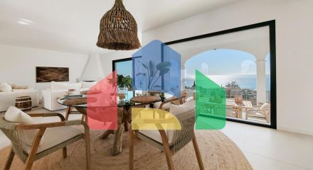 Роскошная вилла на продажу в Бенальмадене с панорамным видом на море