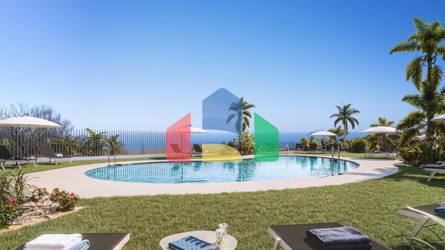 РОСКОШНАЯ УРБАНИЗАЦИЯ С ВИДОМ НА МОРЕ В БЕНАЛЬМАДЕНЕ