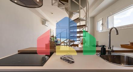 Дуплекс с панорамным видом на море в Бенальмадене