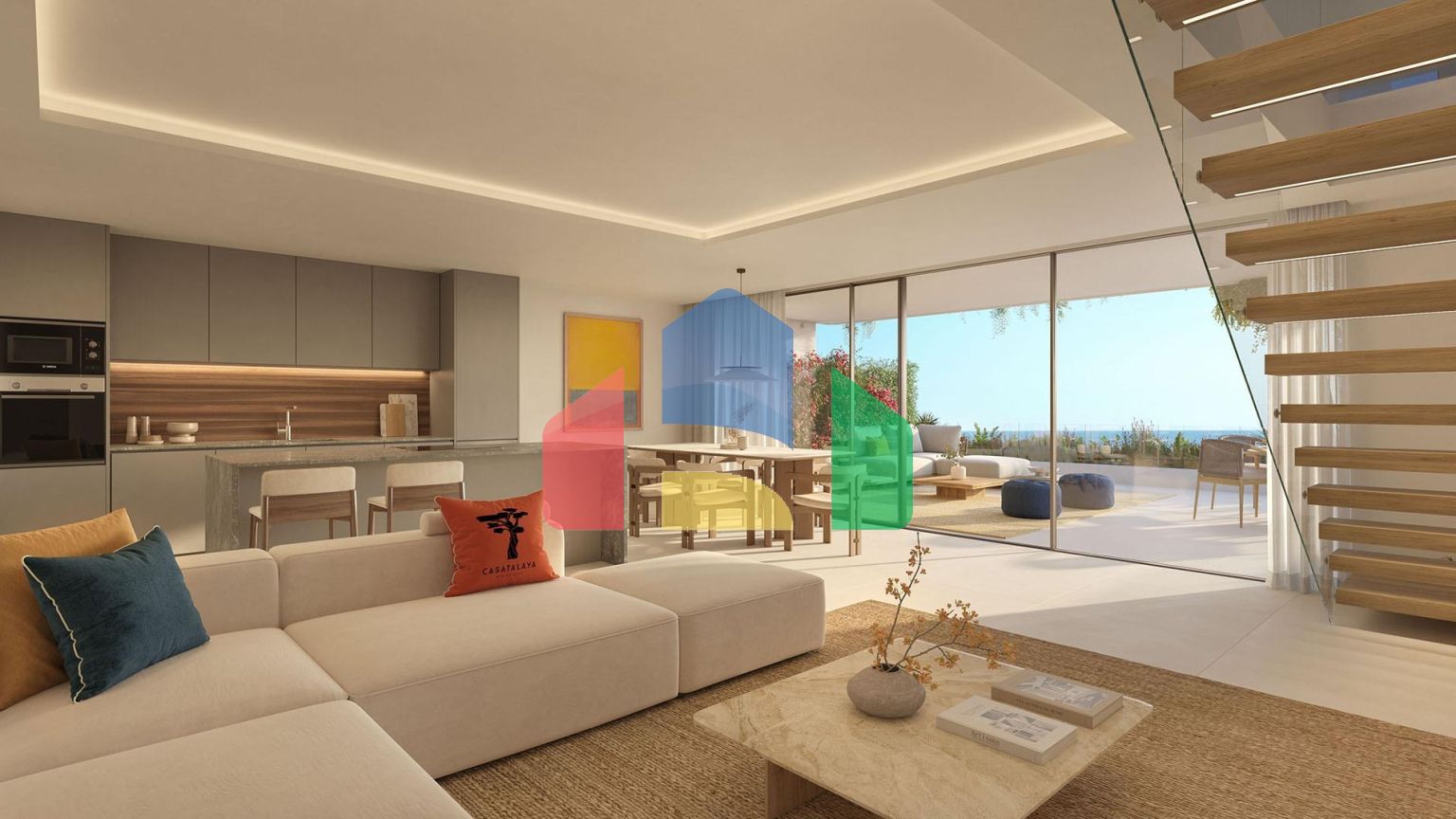 Бутик-апартаменты новой постройки с видом на море в Торремуэлье, Бенальмадена