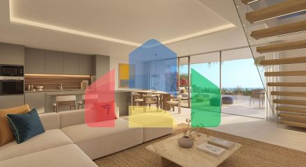 Бутик-апартаменты новой постройки с видом на море в Торремуэлье, Бенальмадена