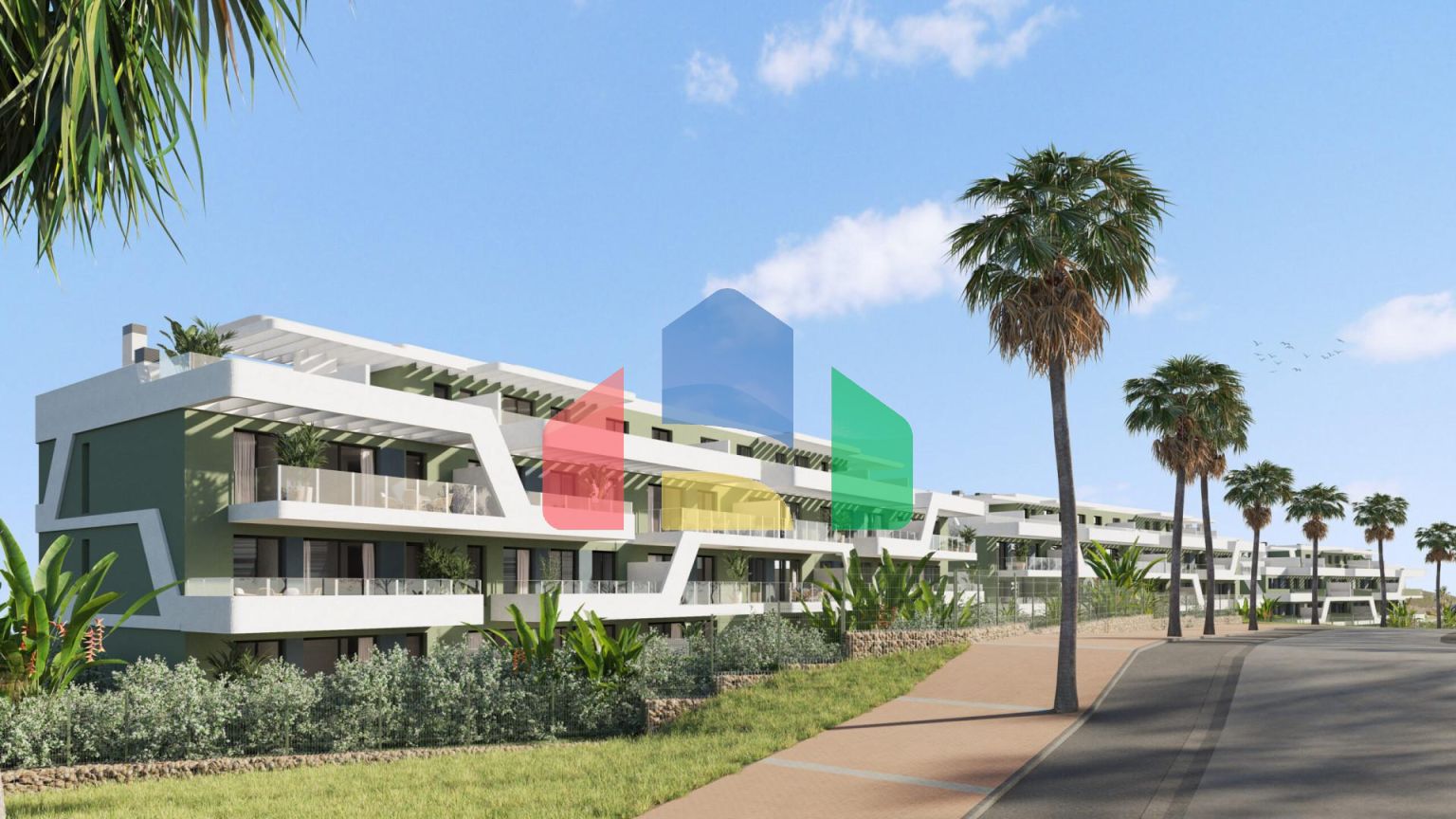 Апартамент на нижнем этаже с 2 спальнями в Михасе