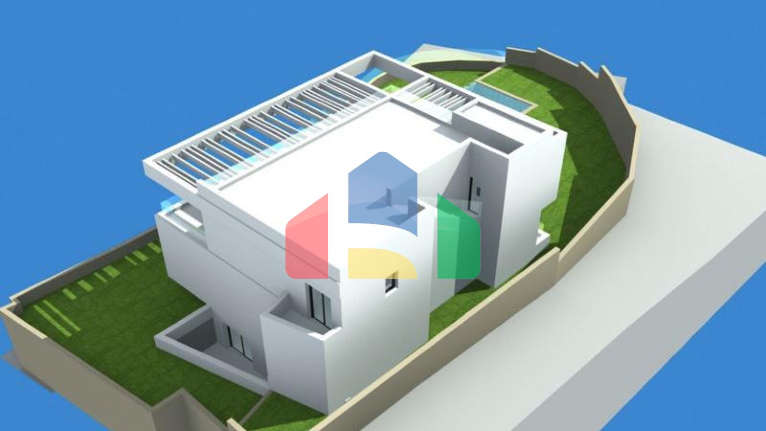 Панорамный участок с утвержденным проектом виллы в Михасе