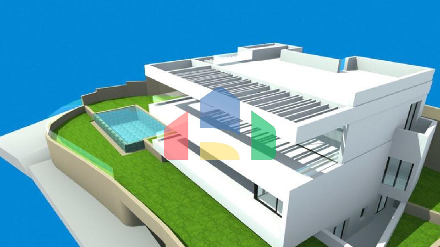 Панорамный участок с утвержденным проектом виллы в Михасе