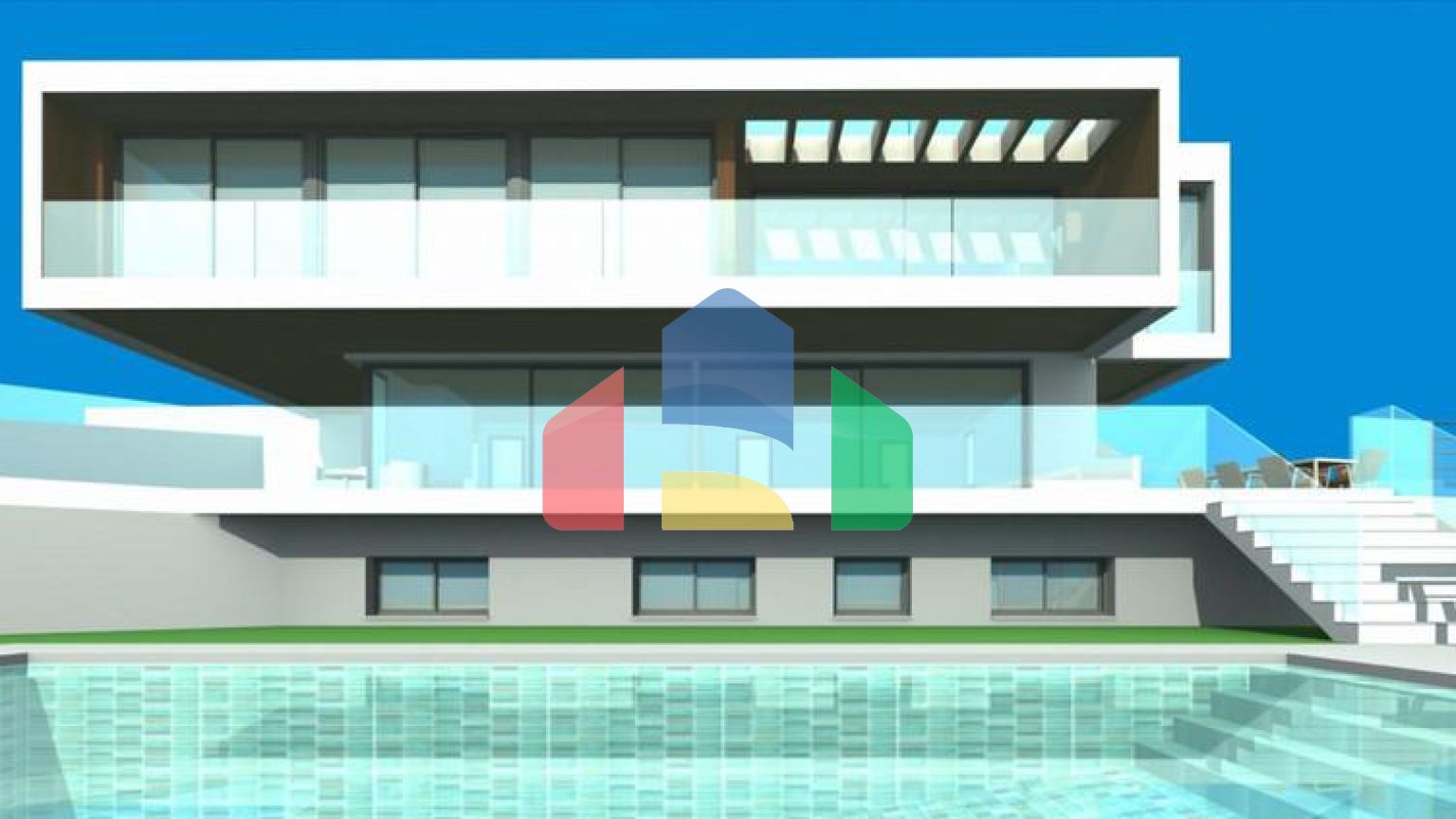 Панорамный участок с утвержденным проектом виллы в Михасе