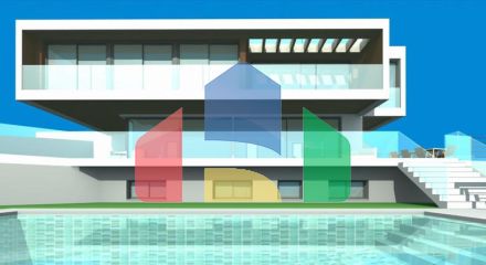 Панорамный участок с утвержденным проектом виллы в Михасе