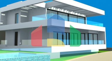 Панорамный участок с утвержденным проектом виллы в Михасе