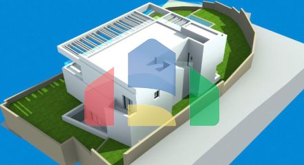 Панорамный участок с утвержденным проектом виллы в Михасе