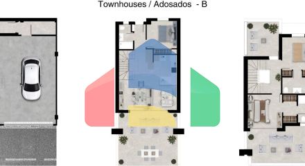 Новые таунхаусы на продажу в Ла Кала Гольф Резорт, Михас, Коста дель Соль Новые таунхаусы на продажу в Ла Кала Гольф Резорт, Михас, Коста дель Соль