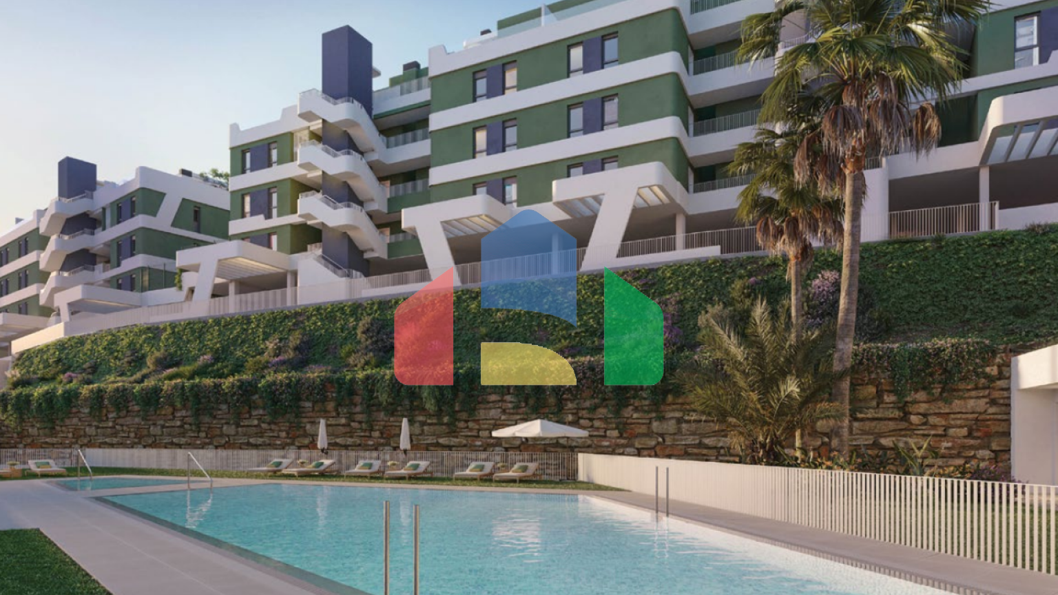 Пентхаус с 2 спальнями и большой террасой в Михасе