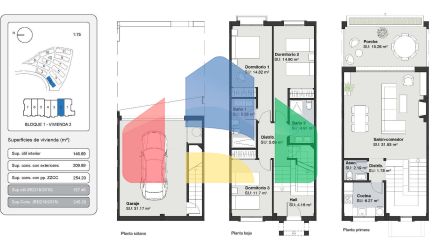 Современные дома в средиземноморском стиле с видом на море и поле для гольфа в Эстепоне Современные дома в средиземноморском стиле с видом на море и поле для гольфа в Эстепоне
