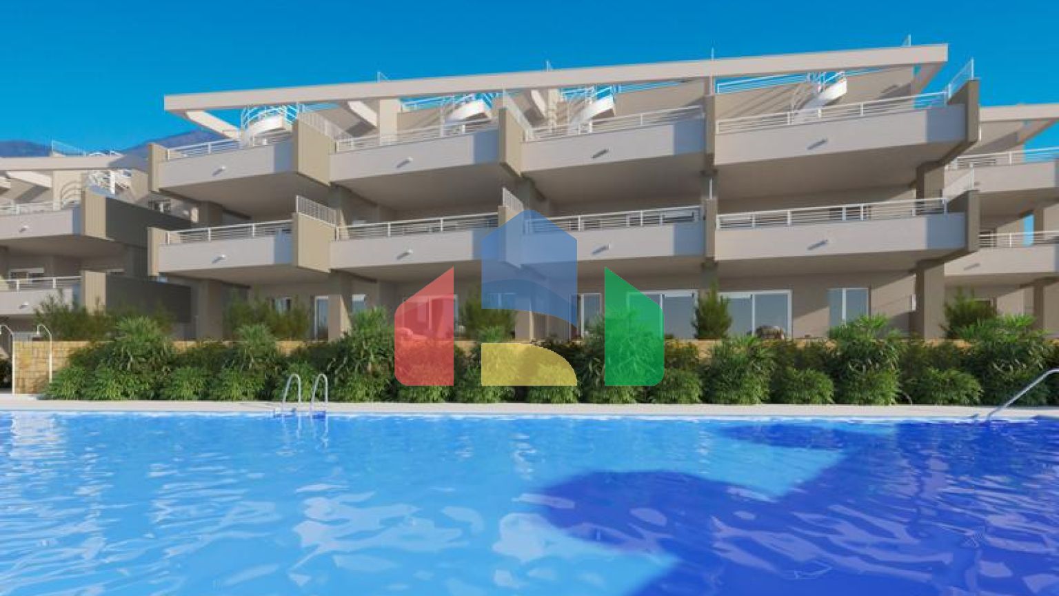 Квартира с двумя спальнями в Эстепоне для любителей гольфа.