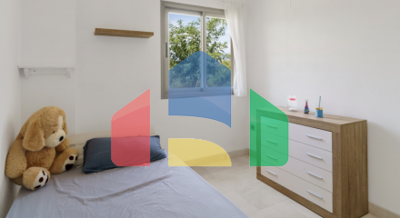 Просторная квартира с 3 спальнями и 2 ванными комнатами