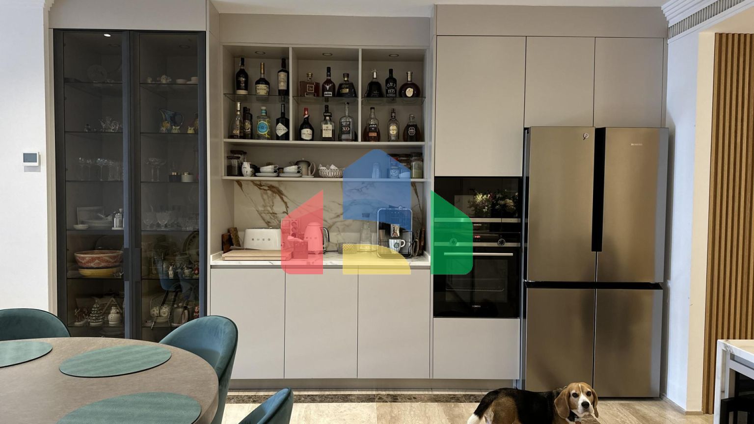 Полностью отремонтированная 4-комнатная квартира в Новой Золотой Миле, закрытом комплексе с круглосуточной охраной.