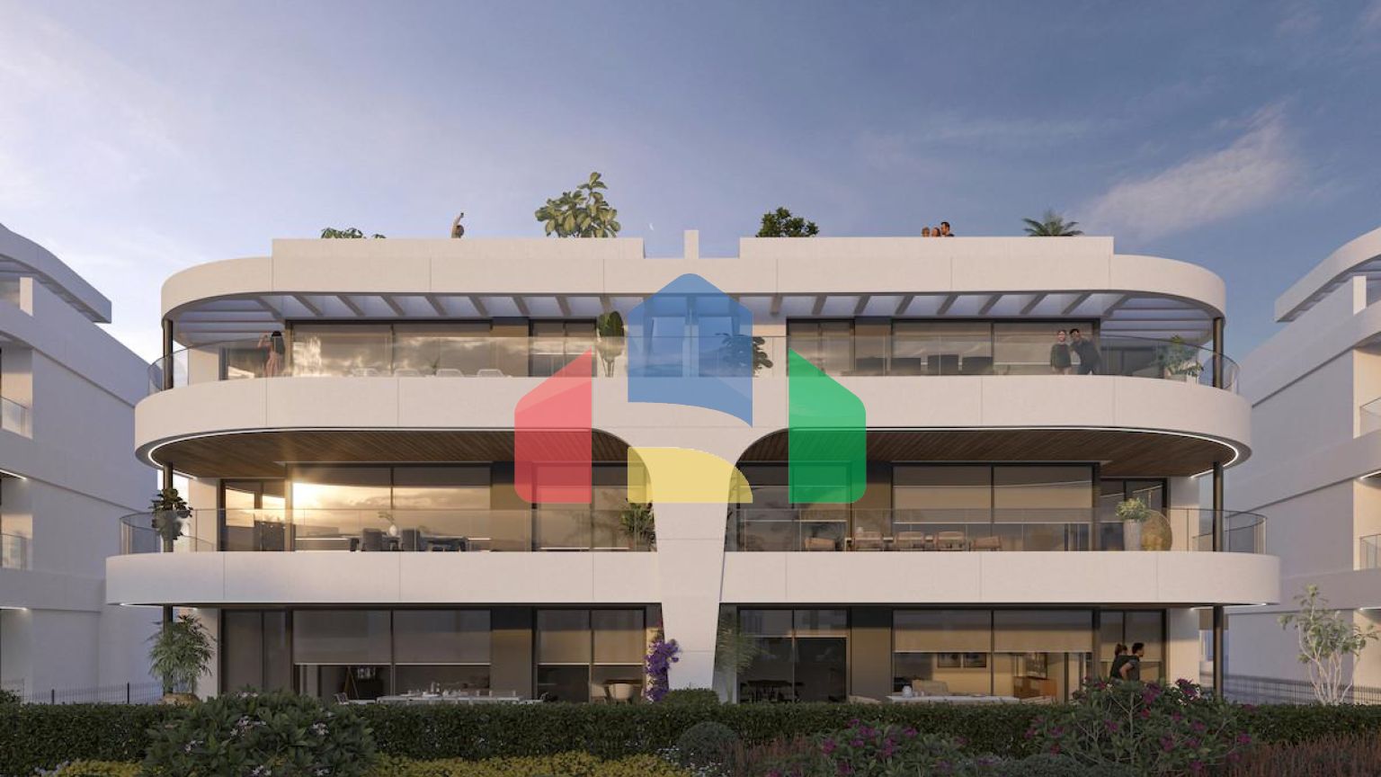 Апартаменты с тремя спальнями в роскошном жилом комплексе в Эстепоне