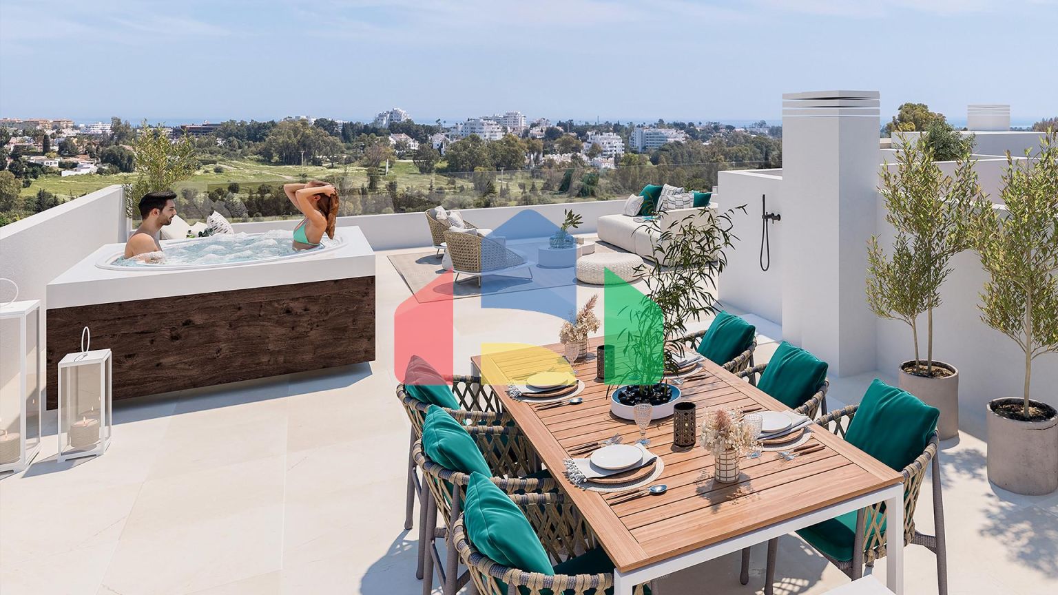 2-спальные апартаменты в роскошном жилом комплексе в престижном районе Аталайя (Новая Золотая миля, Эстепона)