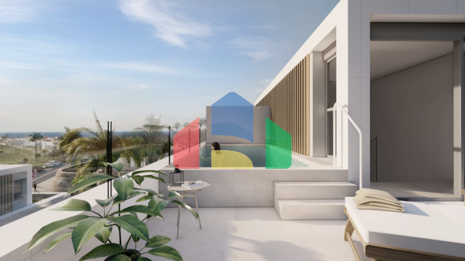 Совершенно новый эксклюзивный дом с видом на море в Эстепоне