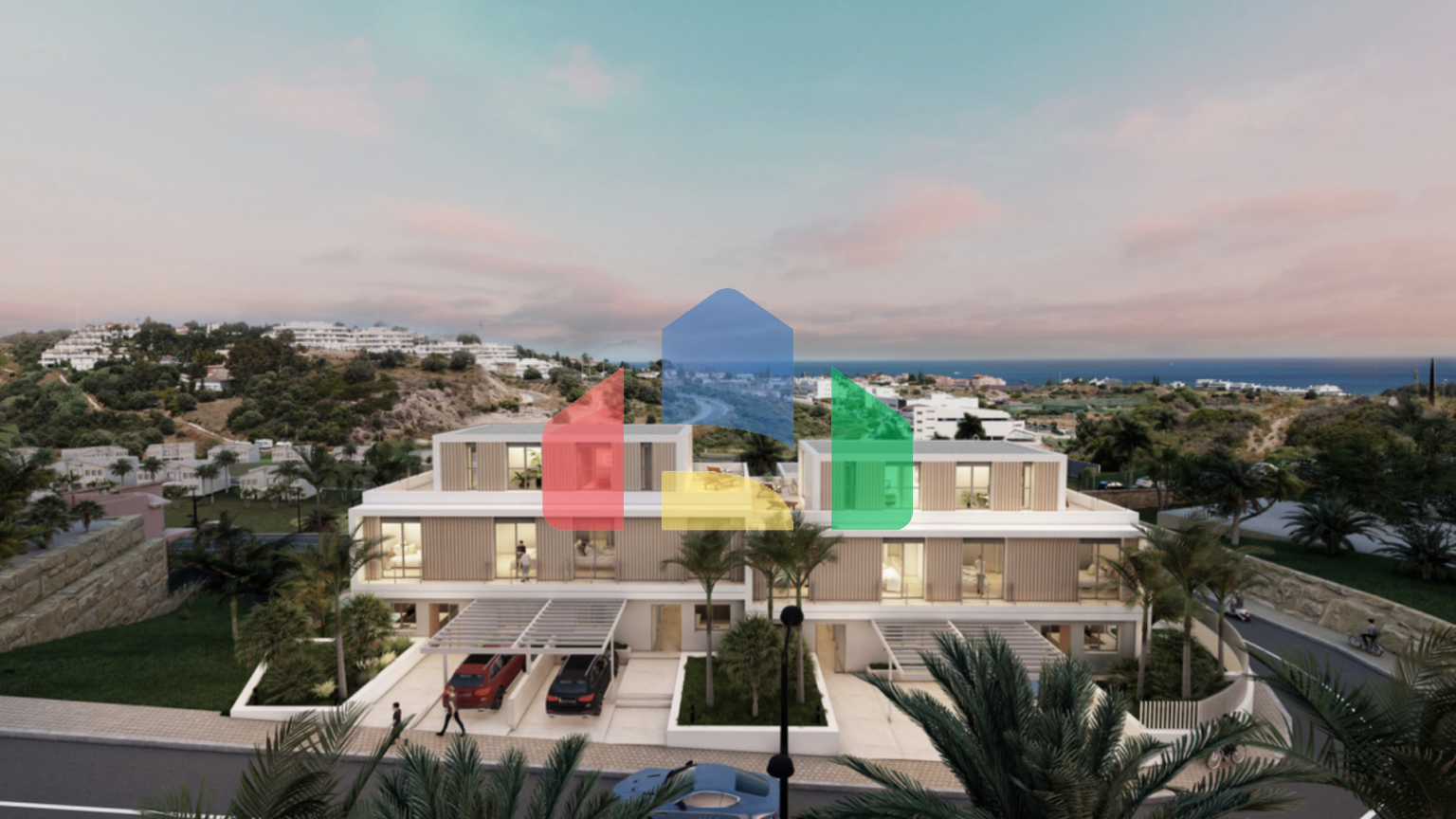 Совершенно новый эксклюзивный дом с видом на море в Эстепоне