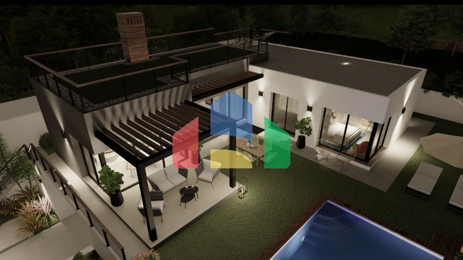 Великолепная Вилла с 3 спальнями