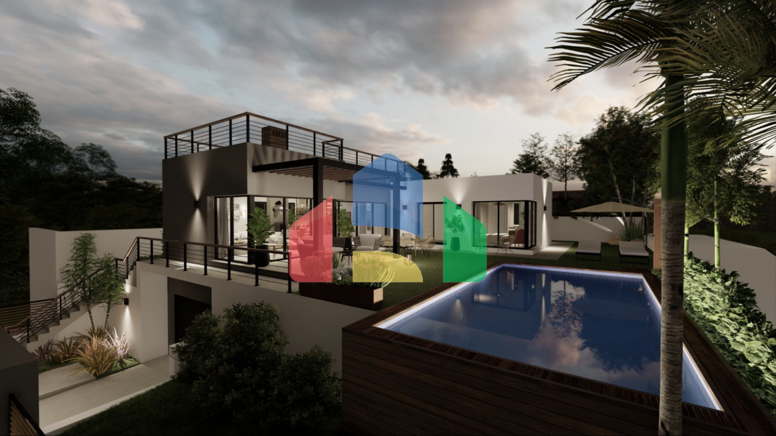 Великолепная Вилла с 3 спальнями