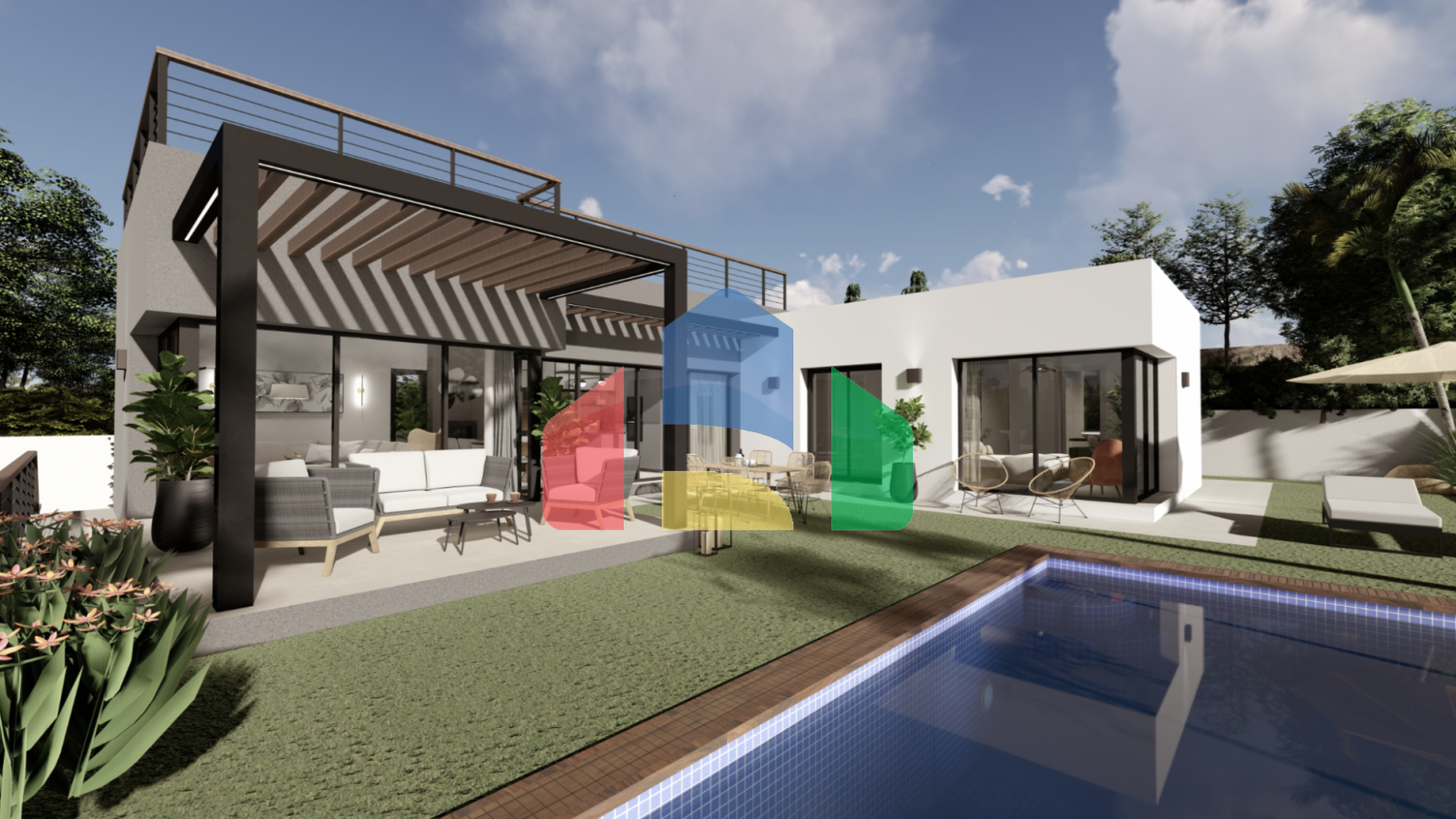 Великолепная Вилла с 3 спальнями