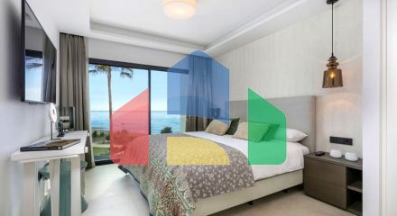 This is an extraordinary townhouse with open sea views and exclusive furnishings included.