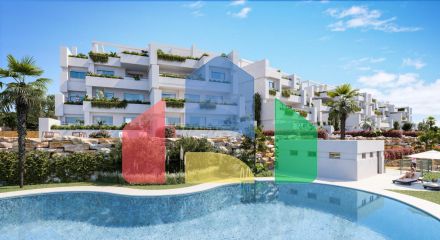 2-bedroom apartments in an exclusive residential complex in Estepona