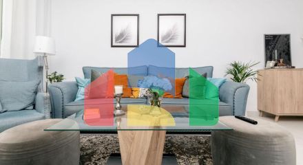 Большая роскошная квартира на первом этаже с садом и фантастическим видом на море.