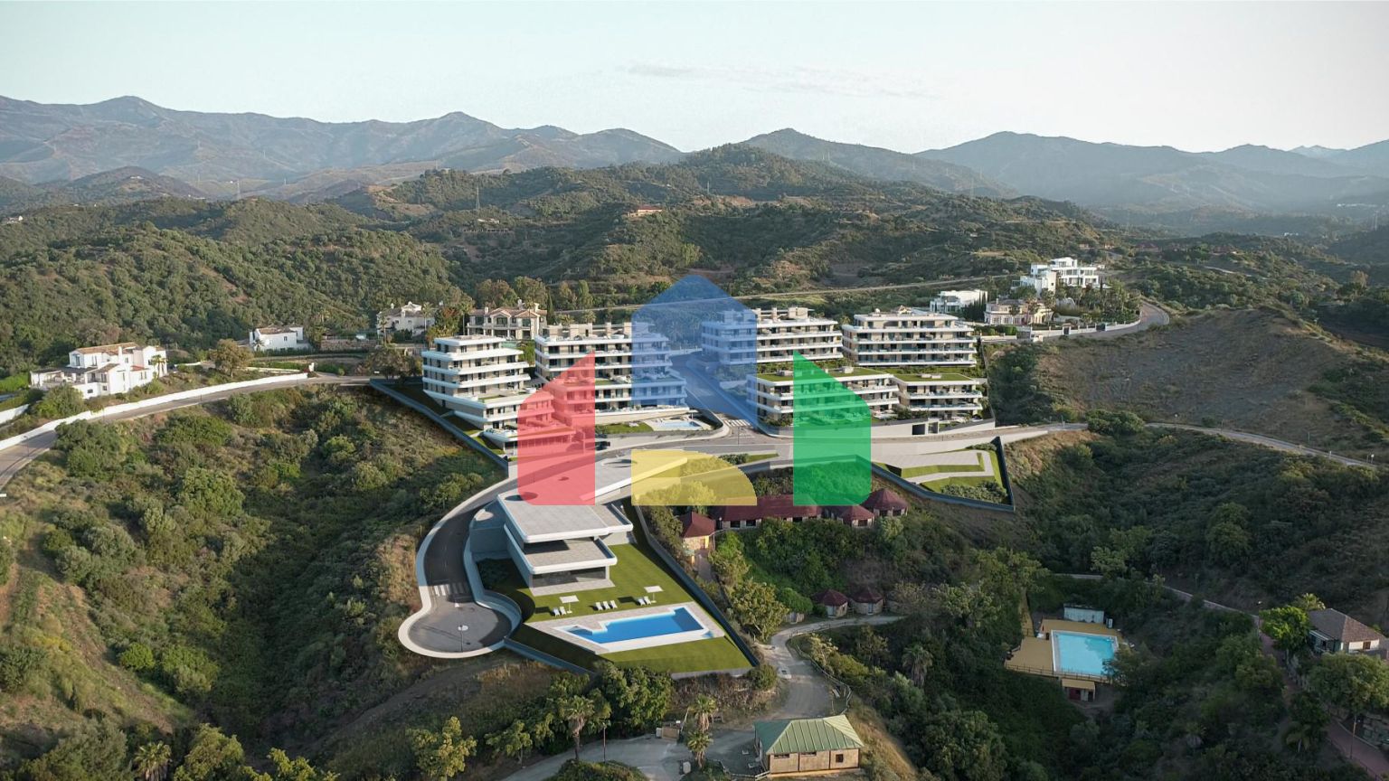 3-спальные апартаменты в новом роскошном жилом комплексе в Эстепоне рядом с великолепным парком Сельво Авентура