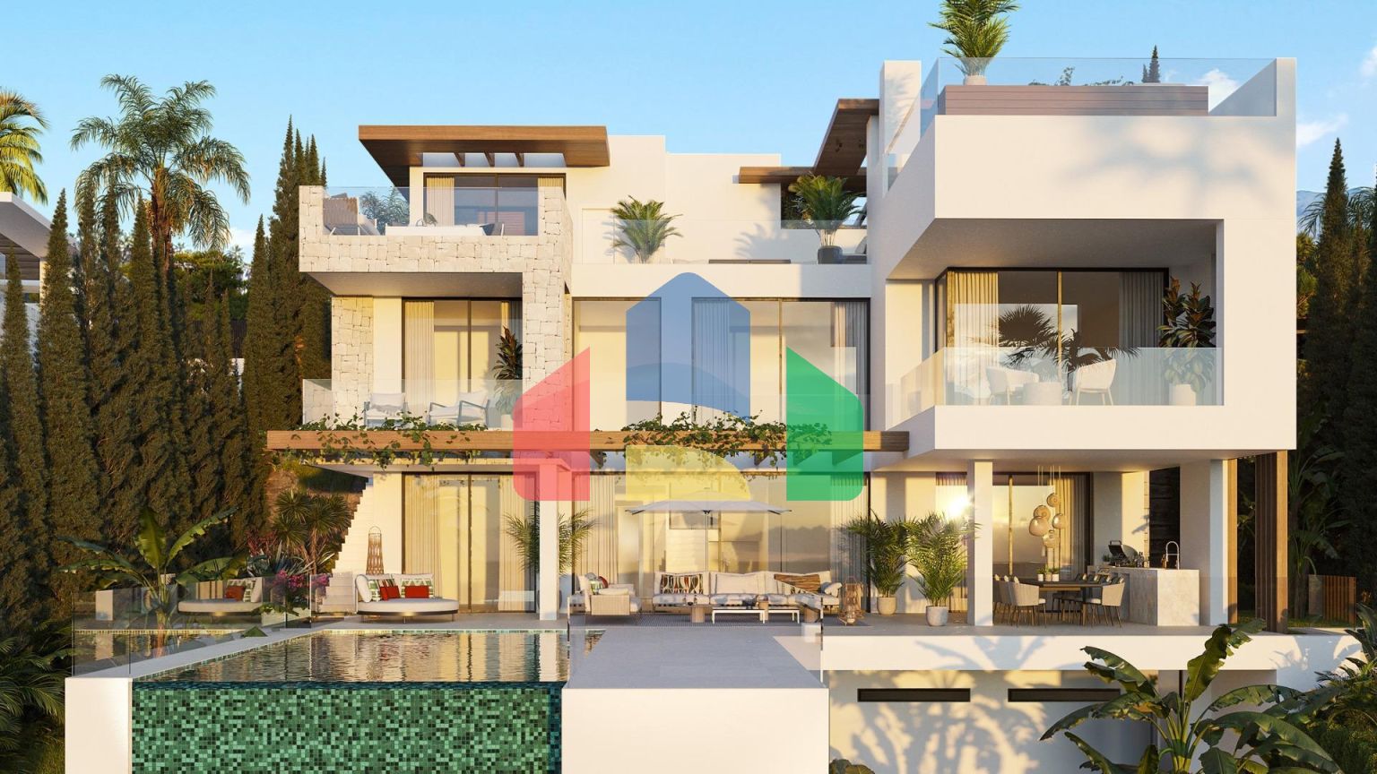 НОВАЯ ВИЛЛА КЛАССА ЛЮКС В РАЙОНЕ ЭСТЕПОНА