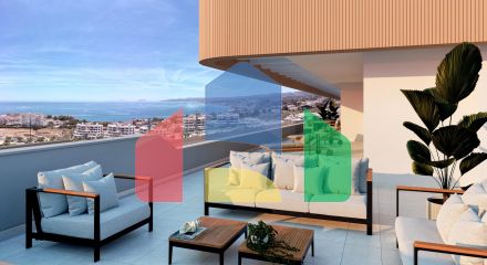 4-bedroom apartments in a new luxurious residential complex in the Las Mesas area, Estepona