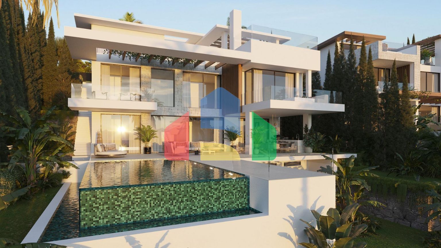 НОВАЯ ВИЛЛА КЛАССА ЛЮКС В РАЙОНЕ ЭСТЕПОНА