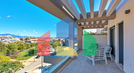 Квартира с 3 спальнями  в новом комплексе в Лас-Месас, Эстепона