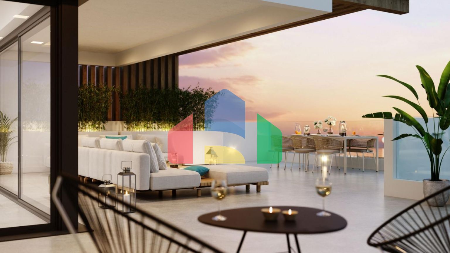 Апартаменты с 2 спальнями в жилом комплексе с эксклюзивным дизайном в Эстепоне