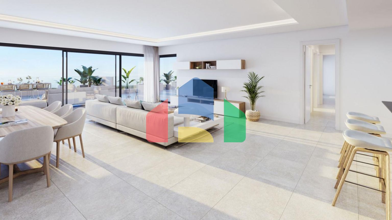 Апартаменты с 2 спальнями в жилом комплексе с эксклюзивным дизайном в Эстепоне