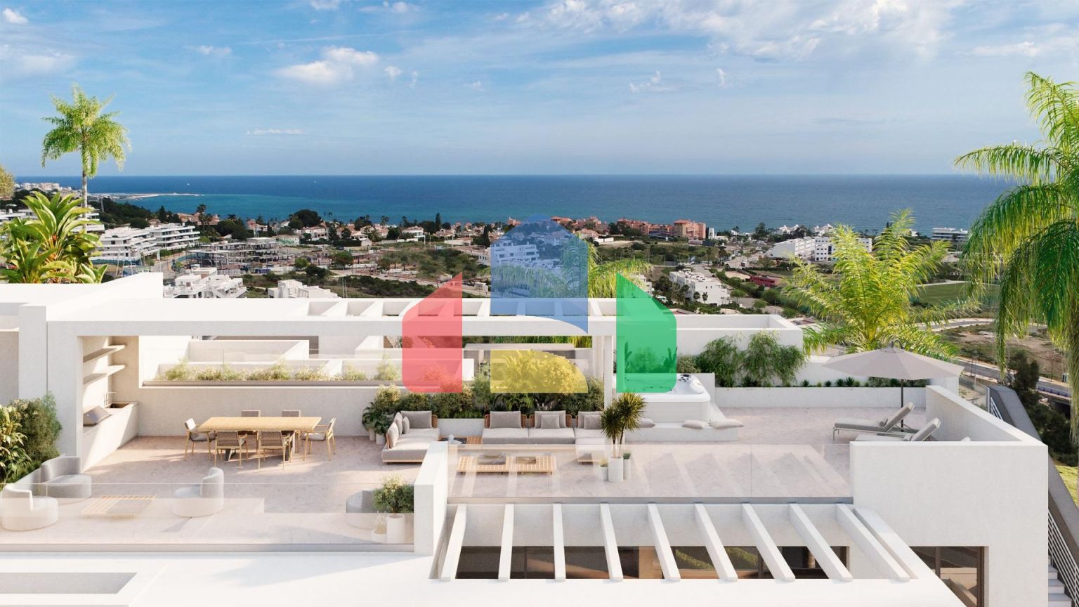 Современная жизнь в Эстепоне: Просторные апартаменты с солнечными террасами