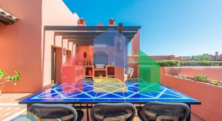 Впечатляющий пентхаус с видом на море в районе Новая Золотая Миля, в комплексе Торре Бермеха.