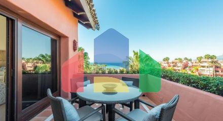 Впечатляющий пентхаус с видом на море в районе Новая Золотая Миля, в комплексе Торре Бермеха.