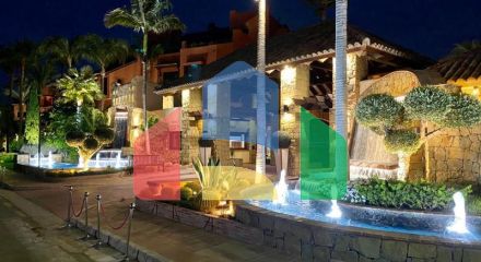 Впечатляющий пентхаус с видом на море в районе Новая Золотая Миля, в комплексе Торре Бермеха.