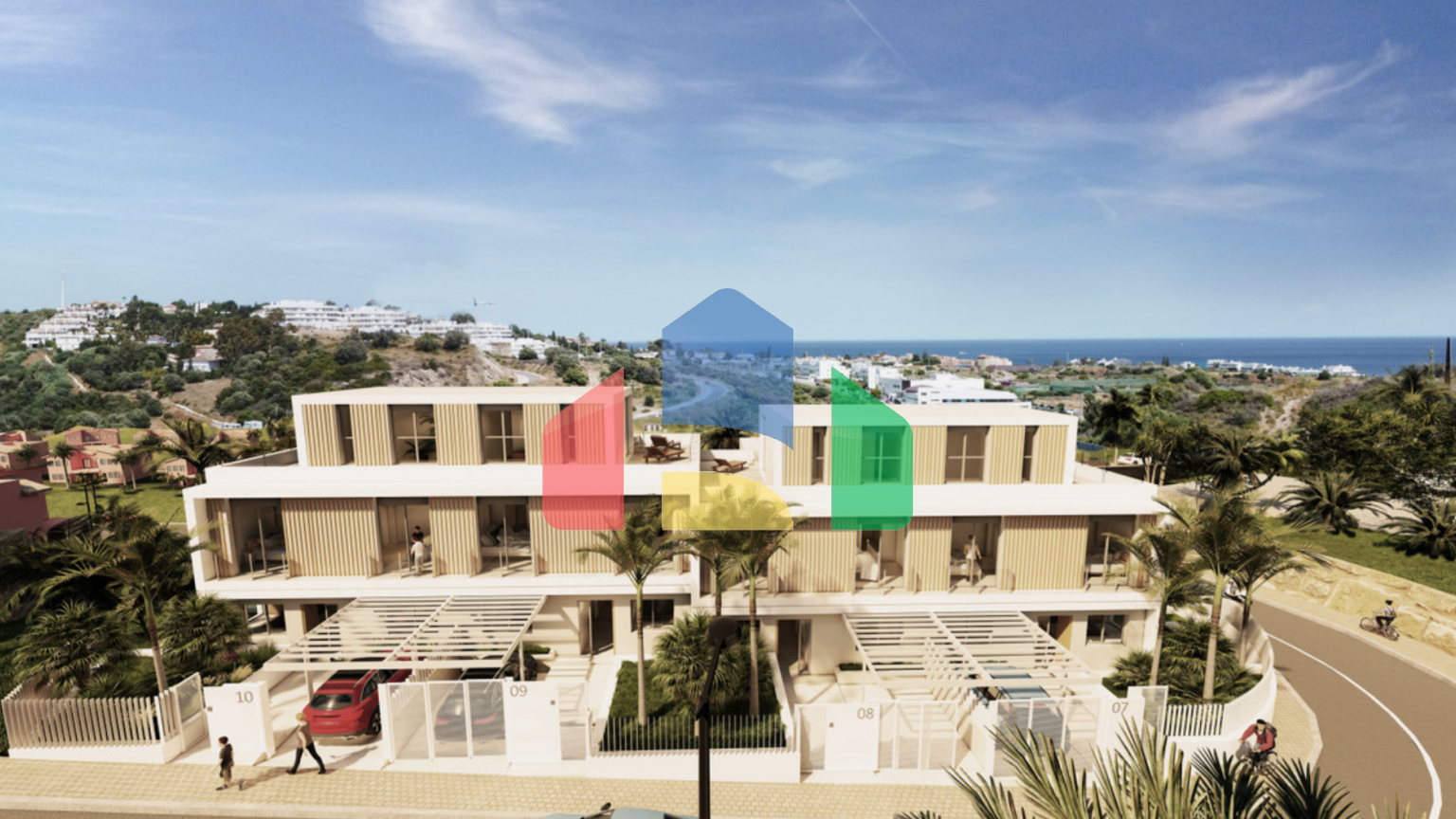 Совершенно новый эксклюзивный дом с видом на море в Эстепоне
