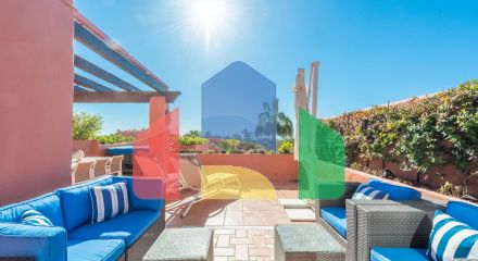 Торре Бермеха, Восточная Эстепона. Великолепный пентхаус с видом на море в роскошной урбанизации на первой линии!