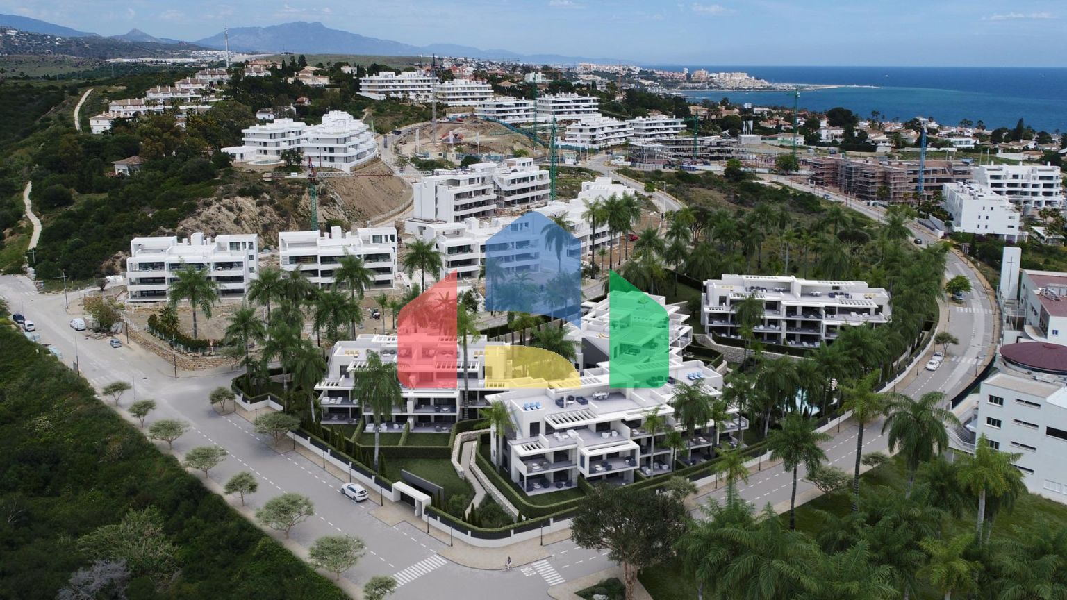 Современная жизнь в Эстепоне: Просторные апартаменты с солнечными террасами